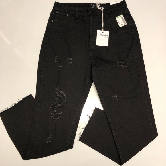 Papaya high rise boyfriend jeans size 11 - Picture 1 of 13